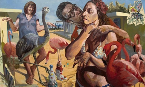 Teresa Dunn. Introducing my other half, 2010, oil on linen, 40"x66” Teresa Dunn. Introducing my other half, 2010, oil on linen, 40"x66”