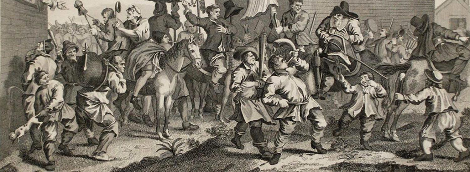 Hogarth, Hudibras Encounters the Skimmington